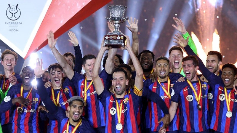 Barcelona đã lên ngôi vô địch Siêu cúp Tây Ban Nha Barcelona đã lên ngôi vô địch Siêu cúp Tây Ban Nha