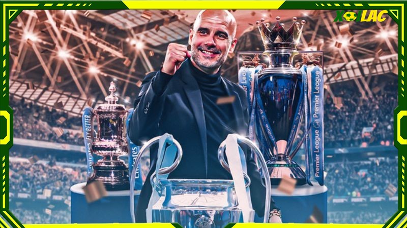 Pep cuối cùng cũng hoàn tất cú ăn 3 cùng Man City Pep cuối cùng cũng hoàn tất cú ăn 3 cùng Man City