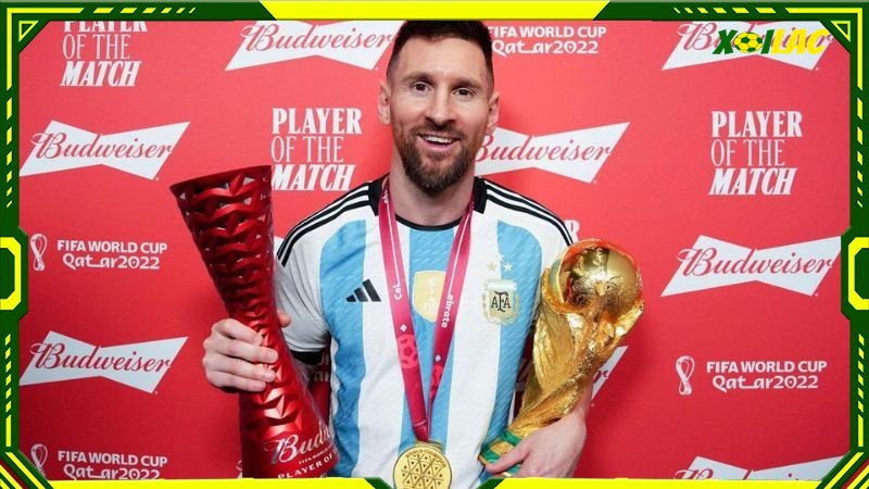 Messi là cầu thủ sở hữu nhiều MOTM nhất World Cup 2022