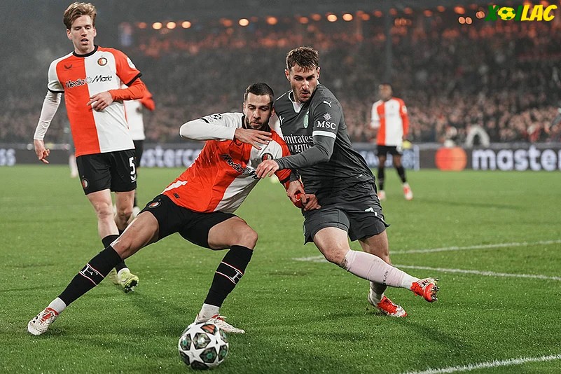AC Milan sẽ đối đầu với Feyenoord trên sân nhà tại lượt về vòng Play-Off C1