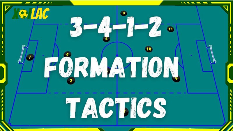 Sơ đồ bóng đá 3-4-1-2 được thể hiện ra sao?