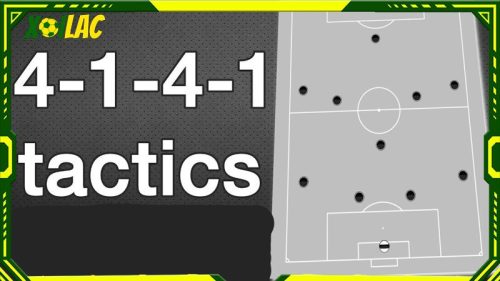 Sơ đồ bóng đá 4-1-4-1 được thể hiện ra sao?