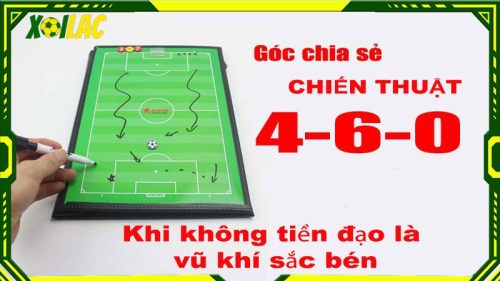 Chiến thuật 4-6-0 được thể hiện ra sao?