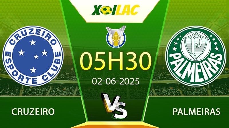 Soi kèo Cruzeiro vs Palmeiras