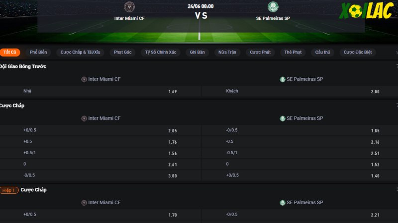 Inter Miami vs Palmeiras