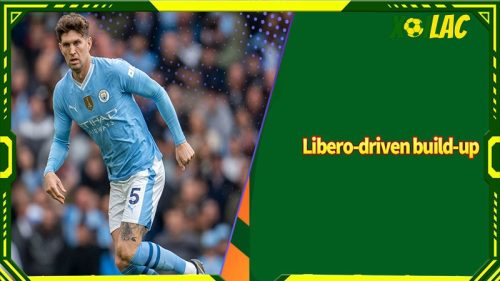 Libero-driven build-up được thể hiện ra sao?